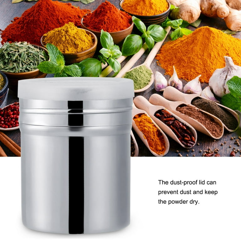  Powder Shaker, Stainless Steel Cocoa Powder Shaker