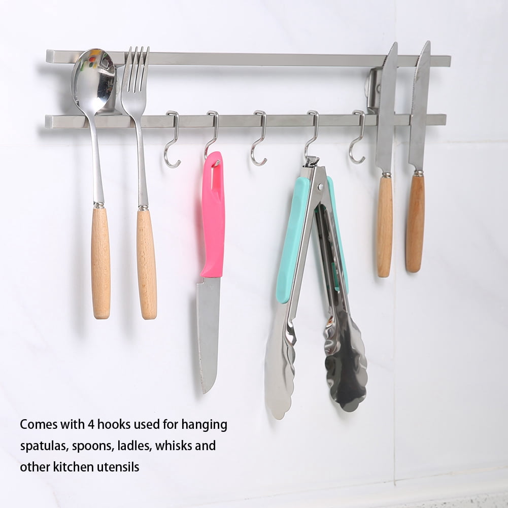 YLSHRF Knife Holder,WallMounted Stainless Steel Knife Holder