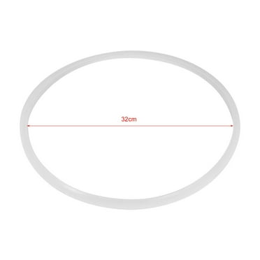 YLSHRF Pressure Gasket,6 Sizes Replacement Clear Silicone Gasket Sealing Ring for Home Pressure Cooker Kitchen Tool, Silicone Gasket
