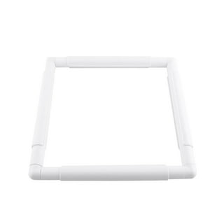  Adjustable Plastic Embroidery Frames, Cross Stitch Quilting  Needlepoint Q Snaps for Cross Stitch DIY Tool(20.3*20.3cm) Plastic Clip  Frame Embroidery (43.1*43.1cm)
