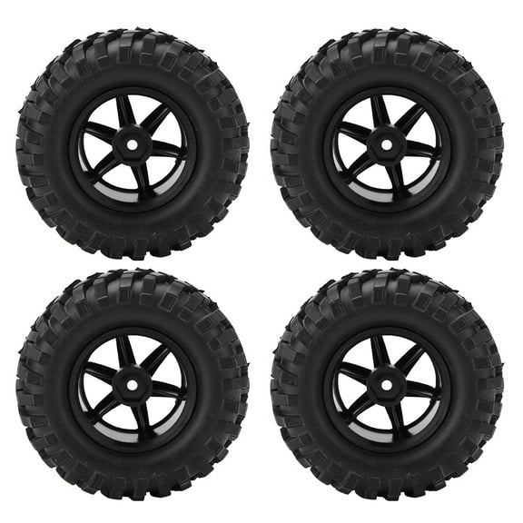 YLSHRF RC Car Wheel Tire, RC Car Tire, 4Pcs For RC Car RC Truck 1/10 Scale RC Car RC Crawler Car