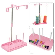 YLSHRF Thread Holder,Domestic 3 Cones Embroidery Thread Holder Spool Stand Pink Sewing Machine Accessories, Sewing Machine Spool Stand