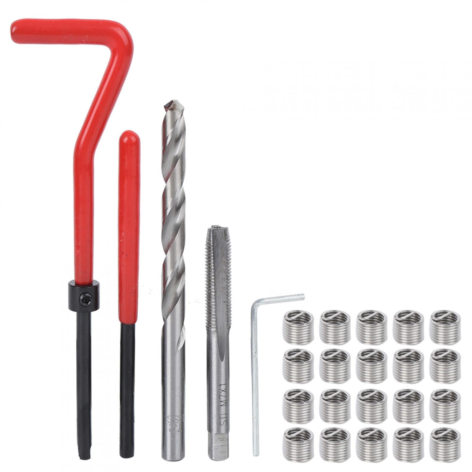YLSHRF Threading Tool,M7 Thread Repair Kit,25Pcs M7 Thread Repair