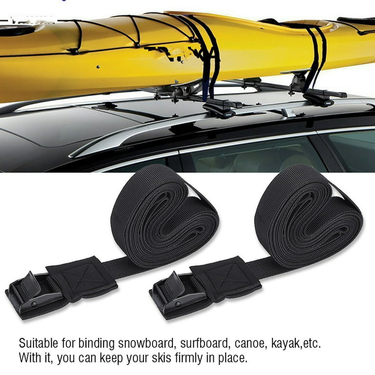 6 pc Surfboard Kayak Tie Down Strap Lashing Straps Adjustable Cam Buckle  Straps