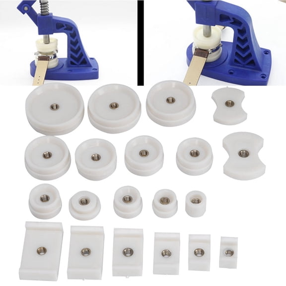 YLSHRF Watch Press Tool,Professional Watch Repair Tool Capping Machine Accessories Back Case Press Dies 20 Pcs, Back Case Press Die