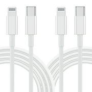 YLSHRF iphone Charging Cable 6FT,2Pack Lightning Charger Cord Compatible with iPhone 14 13 12 11 Pro Max XS XR X 8 7 6 5 Plus iPad-White