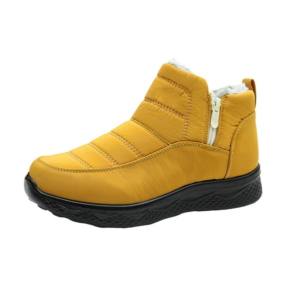 YLYL 2025 Winter Snow Boots for Women Men Comfort Warm Fur Lined Waterproof Anti Slip Outdoor Ankle Boot