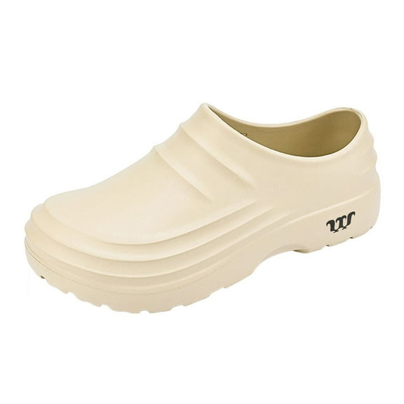 YLYL Armadillo Chef Clogs for Women Men Non Slip Oil Resistant Waterproof Kitchen Nurse Work Shoes