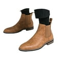 thumbnail image 1 of YLYL Boots for Men Ankle Fashion Closed Toe Block Heel Office Booties for Ladies, 1 of 8