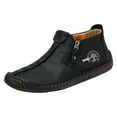 thumbnail image 1 of YLYL Boots for Men Ankle Fashion Pointed Toe Stacked Heel Short Boots, 1 of 4