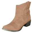 thumbnail image 1 of YLYL Boots for Women Ankle Fashion Pointed Toe Stacked Heel Western Booties, 1 of 5