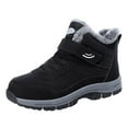 thumbnail image 1 of YLYL Boots for Women Low Stacked Heel Winter Waterproof Slip Resistant Cold Weather Shoes, 1 of 7