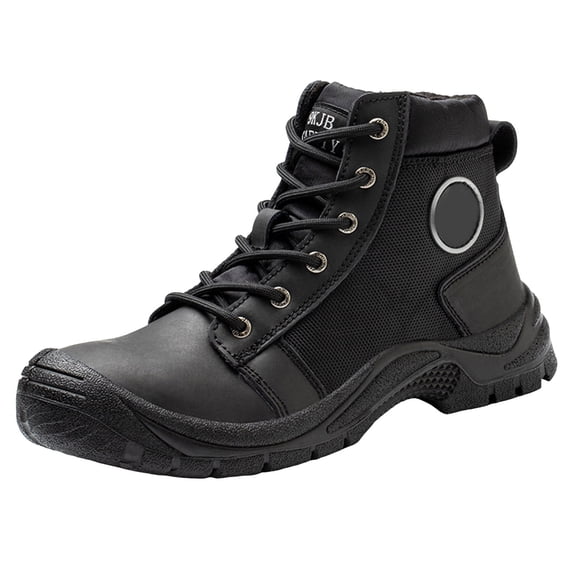 YLYL Boots for Women Men Steel Toe Wateproof Non Slip Safety Lightweight Construction Steel Work Shoes