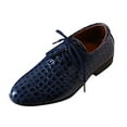 thumbnail image 1 of YLYL Boy's Oxfords Alligator Patent Leather Wedding Prom Formal Dress Casual Shoes, 1 of 8