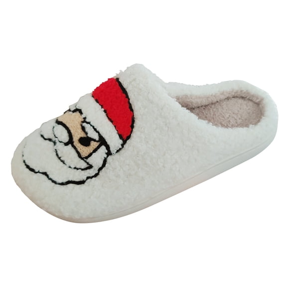 YLYL Christmas House Slippers for Women Men Fuzzy Fluffy Memory Foam Winter Indoor Outdoor Bedroom Shoes