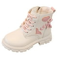thumbnail image 1 of YLYL Cute Boots with Zipper for Girls Comfortable Non Slip Indoor Outdoor Travel Winter Snow Boot, 1 of 6