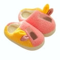 thumbnail image 1 of YLYL Girls Rabbit Plush Slippers Warm Comfortable Winter Cotton Slippers, 1 of 6