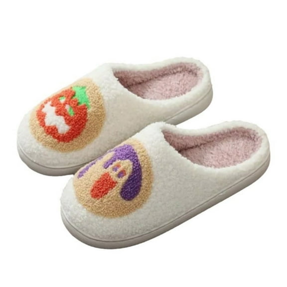 YLYL Halloween Women's Men's Orthopedic Slippers with Anti-Skid Rubber Sole Indoor and Outdoor House Shoes