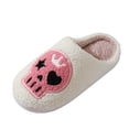 thumbnail image 1 of YLYL House Slippers for Women Men Cute Soft Plush Warm Fuzzy Slip on Indoor Outdoor Bedroom Shoes, 1 of 6