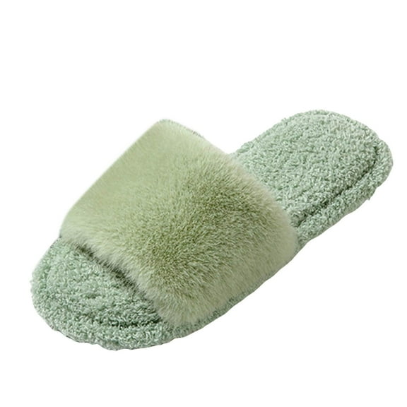 YLYL House Slippers for Woman Soft Plush Fleece Lightweight Non Slip Casual Indoor/outdoor Shoes