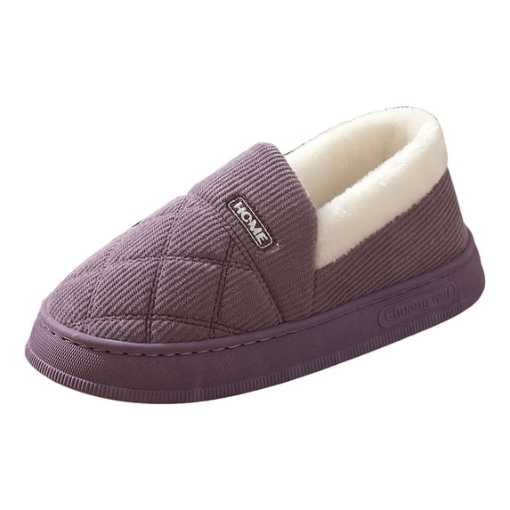 YLYL House Slippers for Women Men Memory Foam Comfortable Warm Cosy Non Slip Slippers