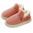 thumbnail image 1 of YLYL Women Men Cloud Slippers Booties Cozy Warm Soft Plush Fur Lined Comfy Fluffy Winter Indoor Outdoor House Shoes, 1 of 8