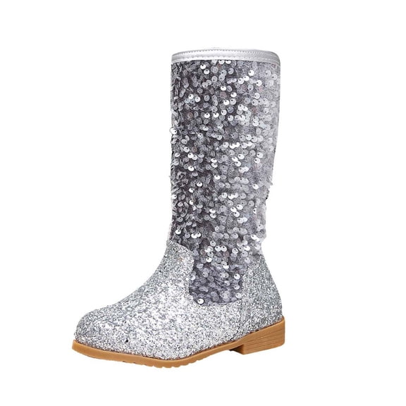 YLYL Toddler Knee High Riding Boots Princess Dress up Party Boots for Girls