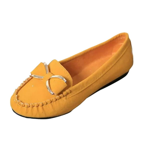 YLYL Loafers for Women Comfortable Walking Slip on Flat Shoes Dressy Breathable Wide Width Fashion Soft Casual Shoes