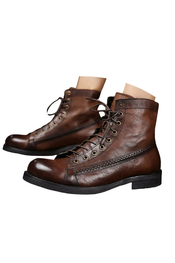 Men Ankle Boots for Dressy and Casual Occasions Western Cowboy Boots