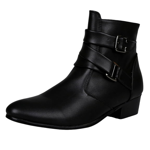 YLYL Men Boots Ankle for Dressy and Casual Occasions Comfortable Short Booties