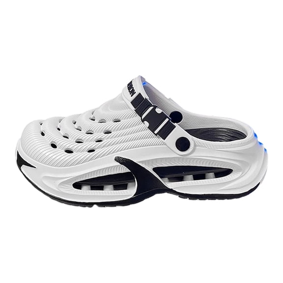 YLYL Men's Clogs Slippers Arch Support No Slip Thick Sole Lightweight Casual Summer Garden Beach Shoes