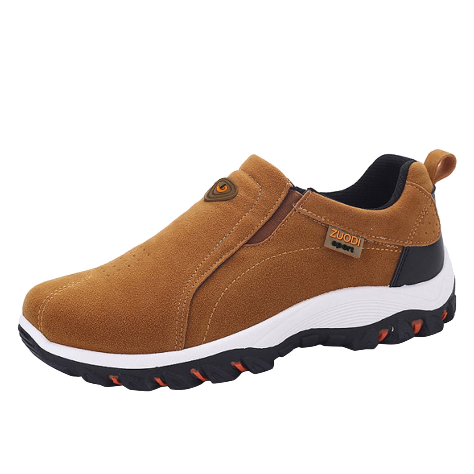 YLYL Men's Orthopedic Sneakers Arch Support Wide Width No Slip Lightweight Outdoor Walking Hiking Shoes