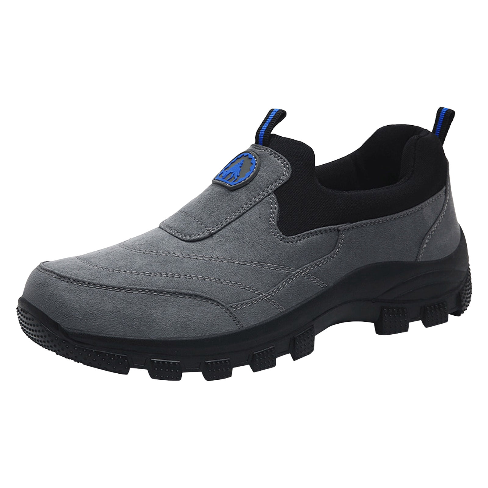 YLYL Men's Orthopedic Sneakers Non-Slip Lightweight Casual Slip-On Outdoor Hiking Walking Shoes