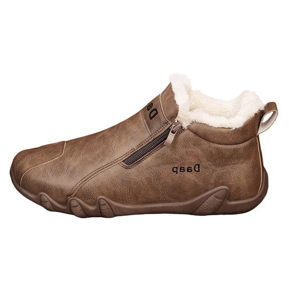 YLYL Men's Shoes Waterproof Non Slip High Top Chukka Boots Suede Caual Outdoor Sneakers