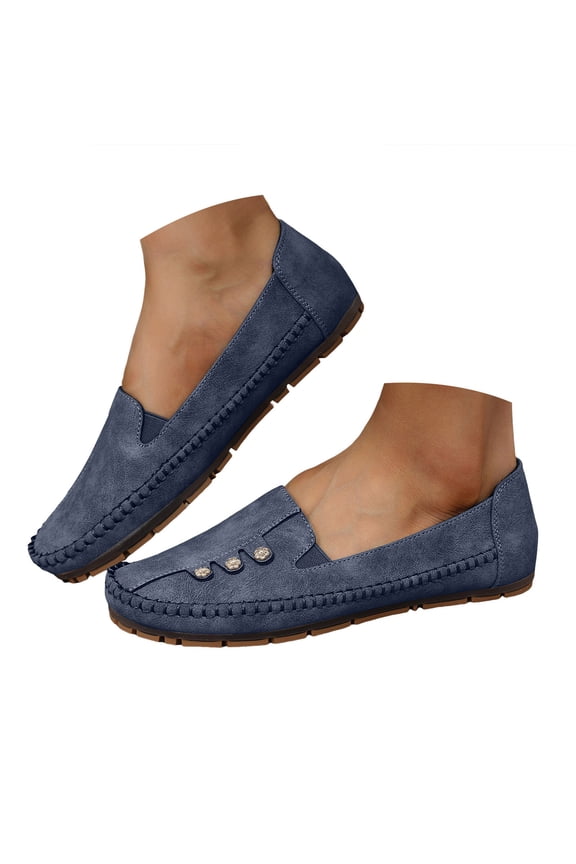 Men's Suede Leather Penny Loafers Comfort Casual Slip on Business Driving Moccasin Boat Shoes