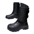 thumbnail image 1 of YLYL Men's Winter Snow Boots Waterproof Insulated Fur Lined Warm Anti-Slip Mid Calf Boots, 1 of 9