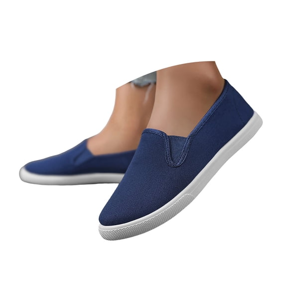 YLYL Men's Women's Shoes Low Top Classic Fashion Causal Comfortable Slip on Walking Dress Shoes