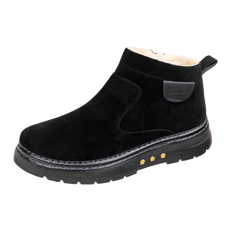 YLYL Mens Ankle Boots Warm Fur Lining Waterproof Outdoor  display picture 2