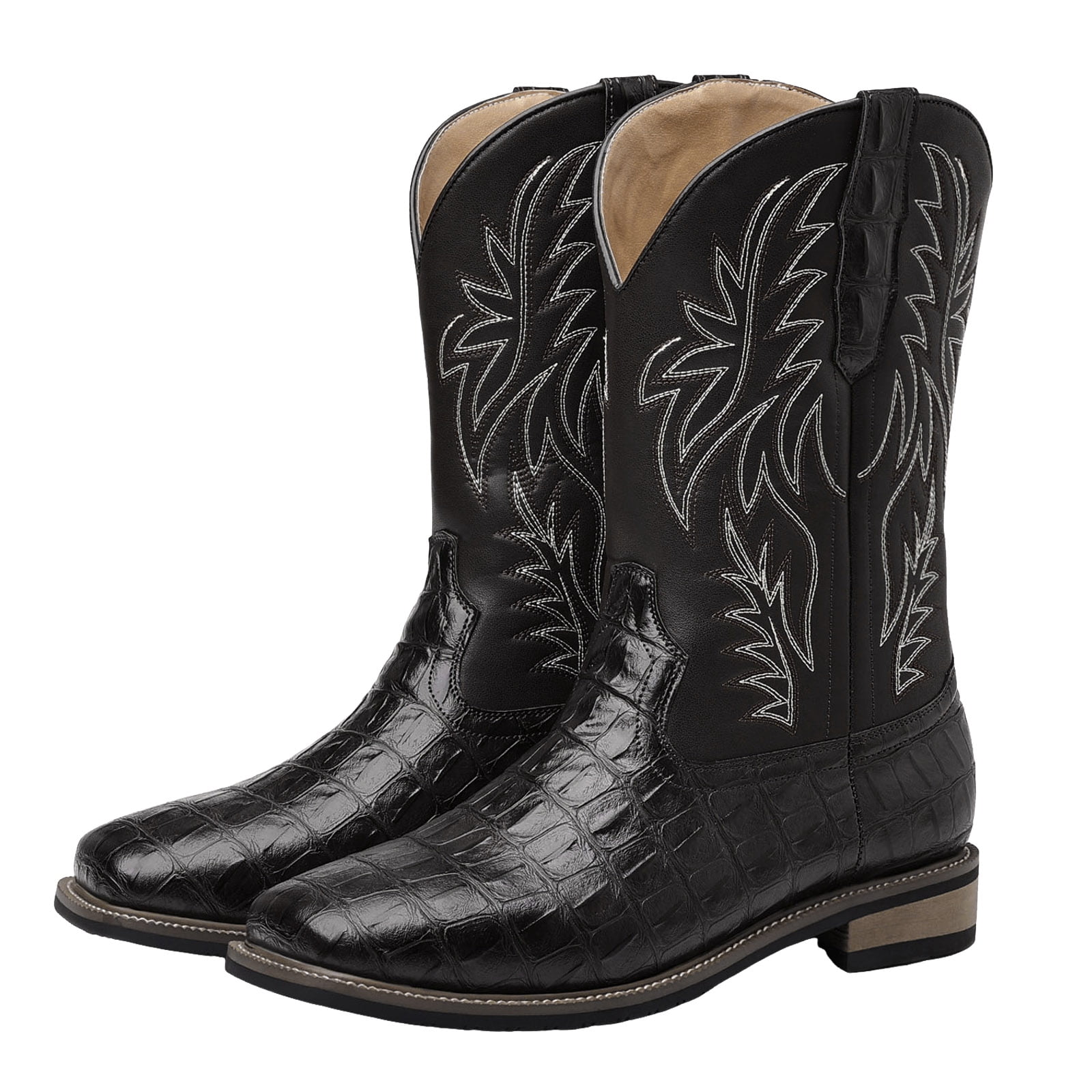 Men\'s Embossed Leather Cowboy Boots Christian Louboutin Men main image 4