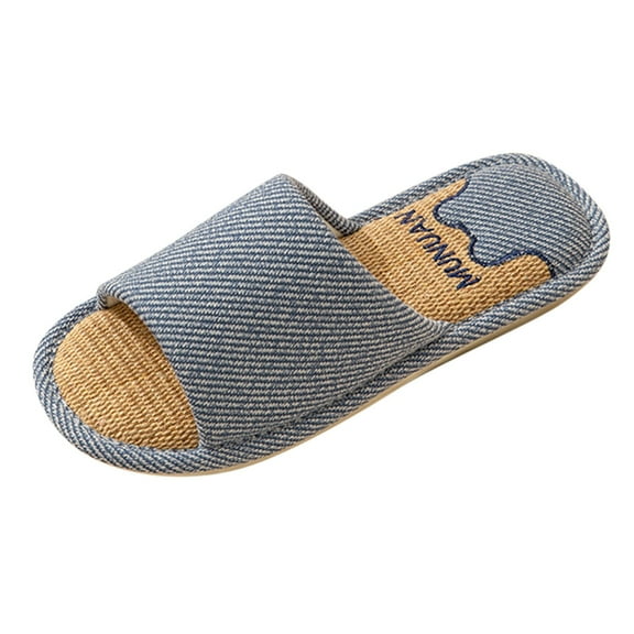 YLYL Mens Womens Slides Fuzzy Slippers Soft Plush Retro Slip-On Comfortable Wide Widths Slipper