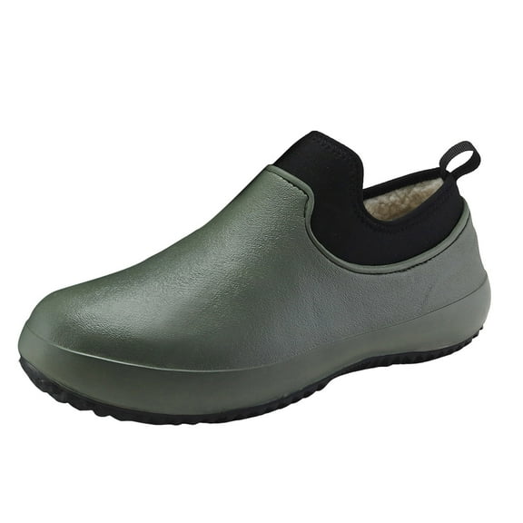 YLYL Mens Work Clogs Waterproof Non Slip Oil Resistant Safety Garden Chef Shoes