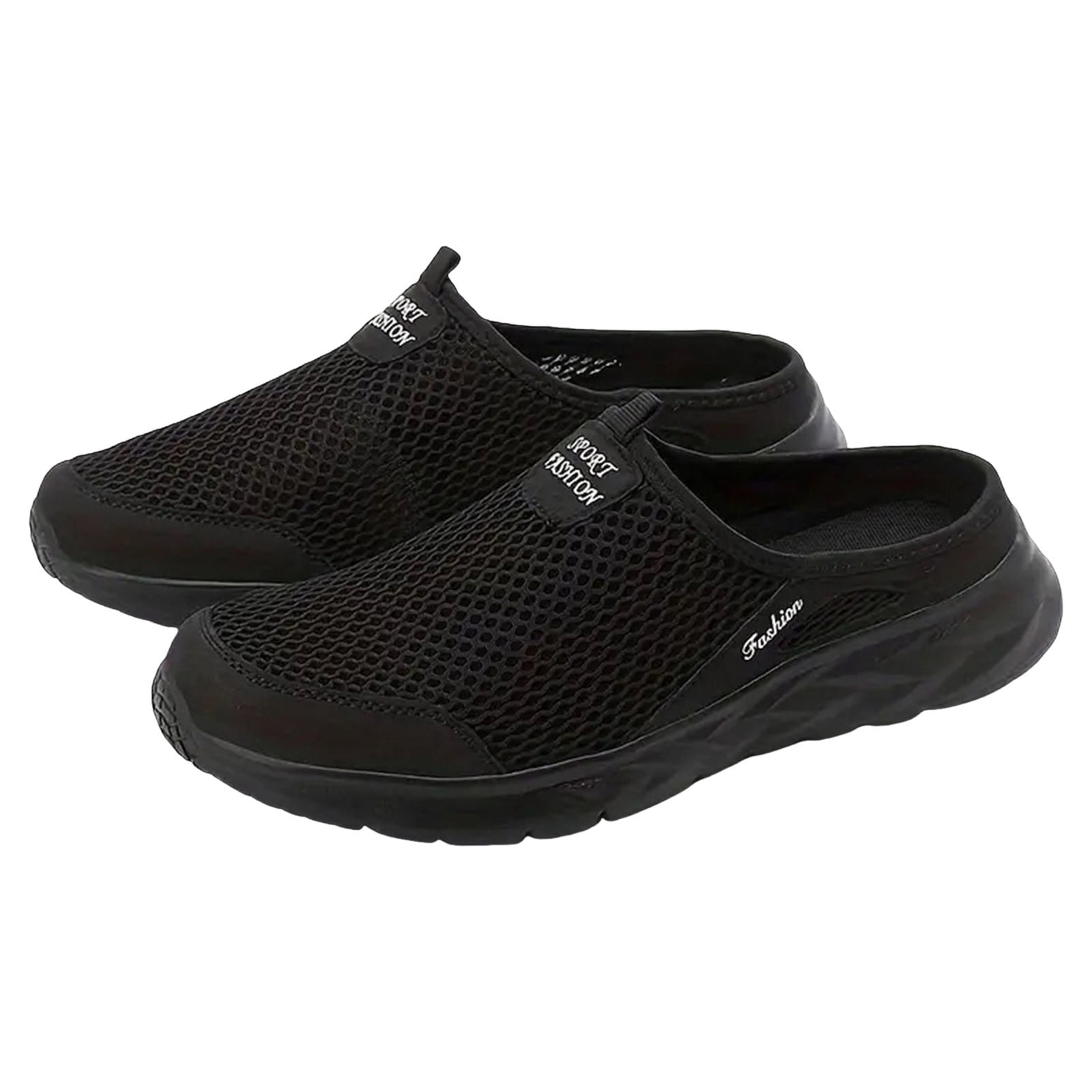 New! Youyun Mens 12 orthopedic memory foam slip on athletic shoes black Youyun Diabetic Shoes for Men X-Wide Width | Adjustable  main image 3