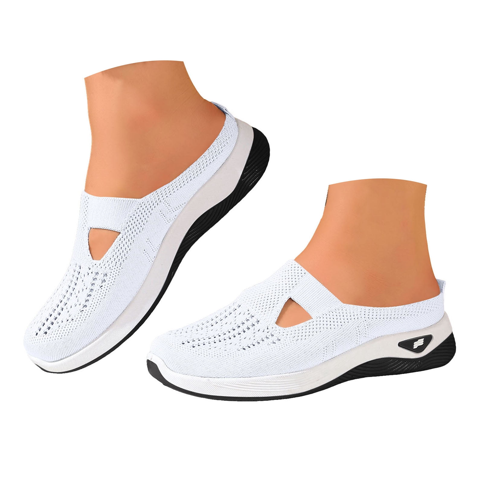 Chunky Sole Buckle Moc Toe Slip-On Mules for Women – Orthopedic Comfort & Style main image 0