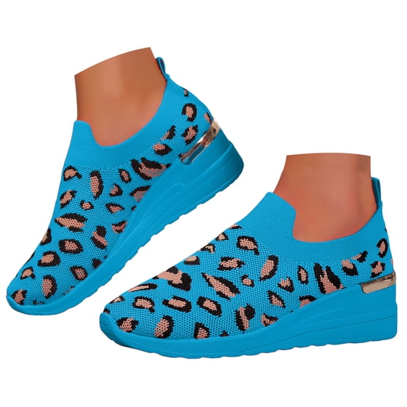 YLYL Orthopedic Sneakers for Women Arch Support Breathable Mesh Fashion Casual Slip on Walking Shoes