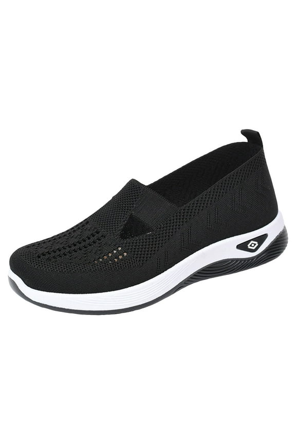 Orthopedic Sneakers for Women Arch Support Wide Width Lightweight Comfortable Walking Shoes