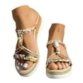thumbnail image 1 of YLYL Platform Sandals Women with Back Strap Fashion Sandal, Ultra Soft Cushion Footbed, 1 of 9