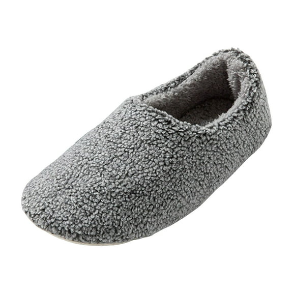 YLYL Women's House Slippers Soft Fuzzy Cozy Warm Fur Lined Lightweight Non-Slip Indoor Bedroom Shoes