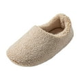 thumbnail image 1 of YLYL Women's House Slippers Soft Fuzzy Cozy Warm Fur Lined Lightweight Non-Slip Indoor Bedroom Shoes, 1 of 4