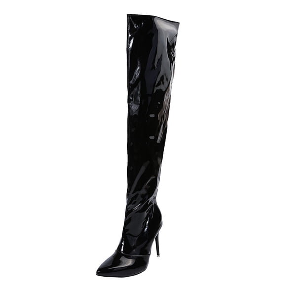 YLYL Thigh High Boots Over the Knee Boots for Women Sexy Stilettos High Heels Boots Stretch Long Pointed Toe Shoes
