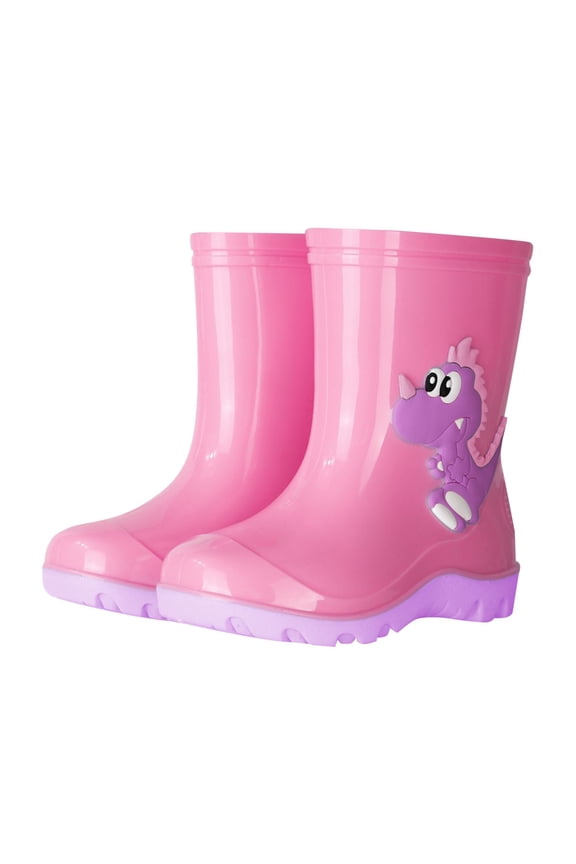 Toddler Boy Girl Rain Boots Waterproof Lightweight Garden Puddle Play Shoes for Water Beach Outdoor Playing